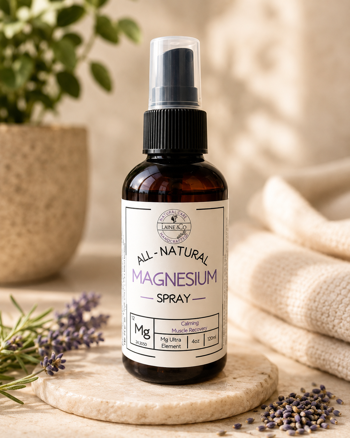 Magnesium Spray | Laine Co Beauty