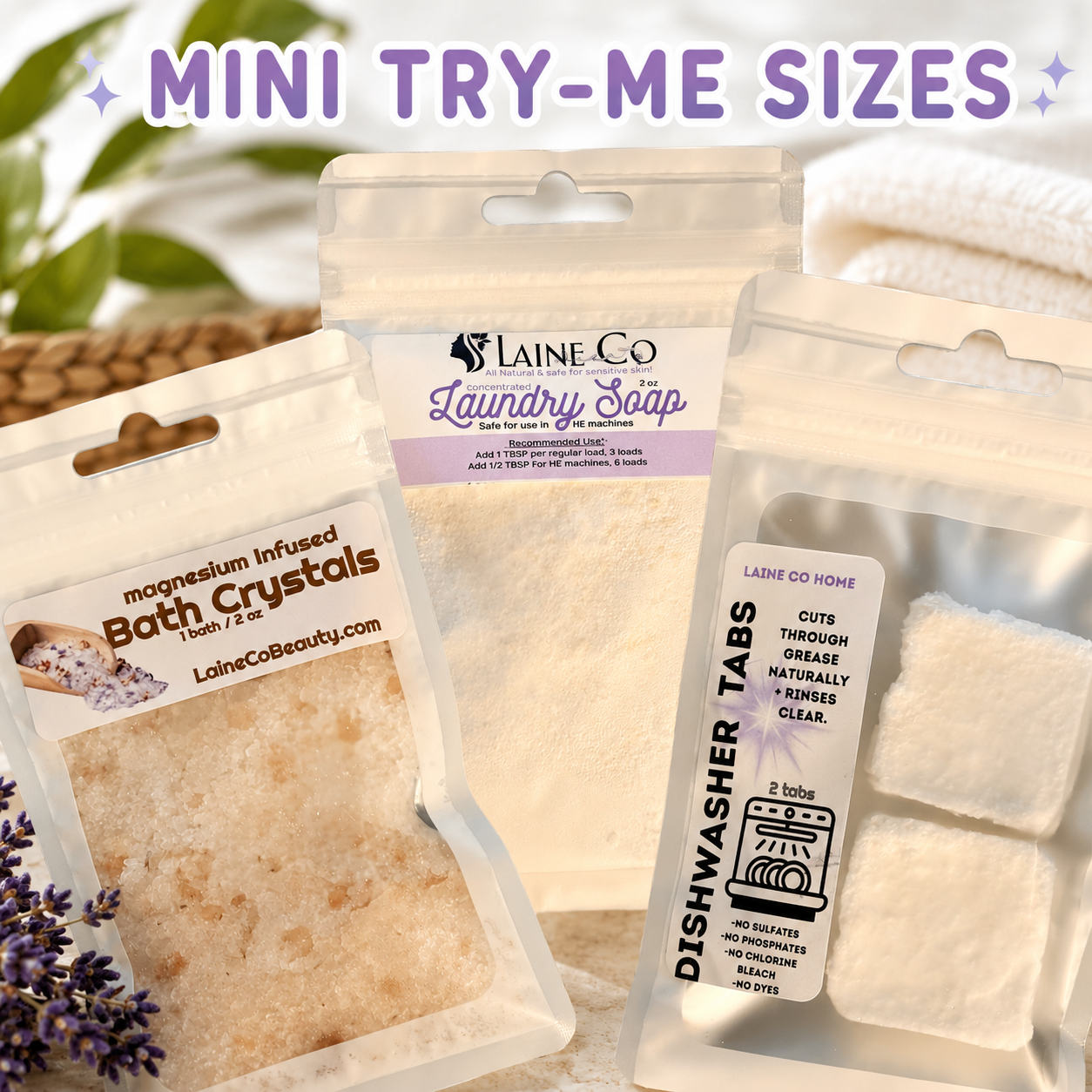 Mini Try me Sample Sizes